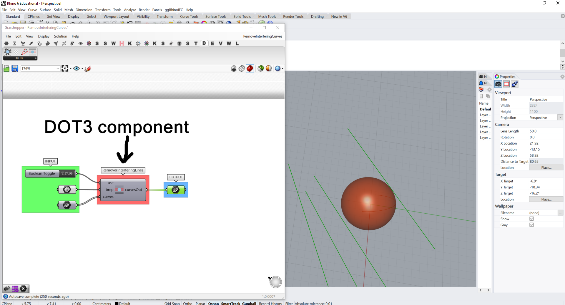 GrasshopperRemoverInterferingCurves.gh true/activated -> HelpFiles